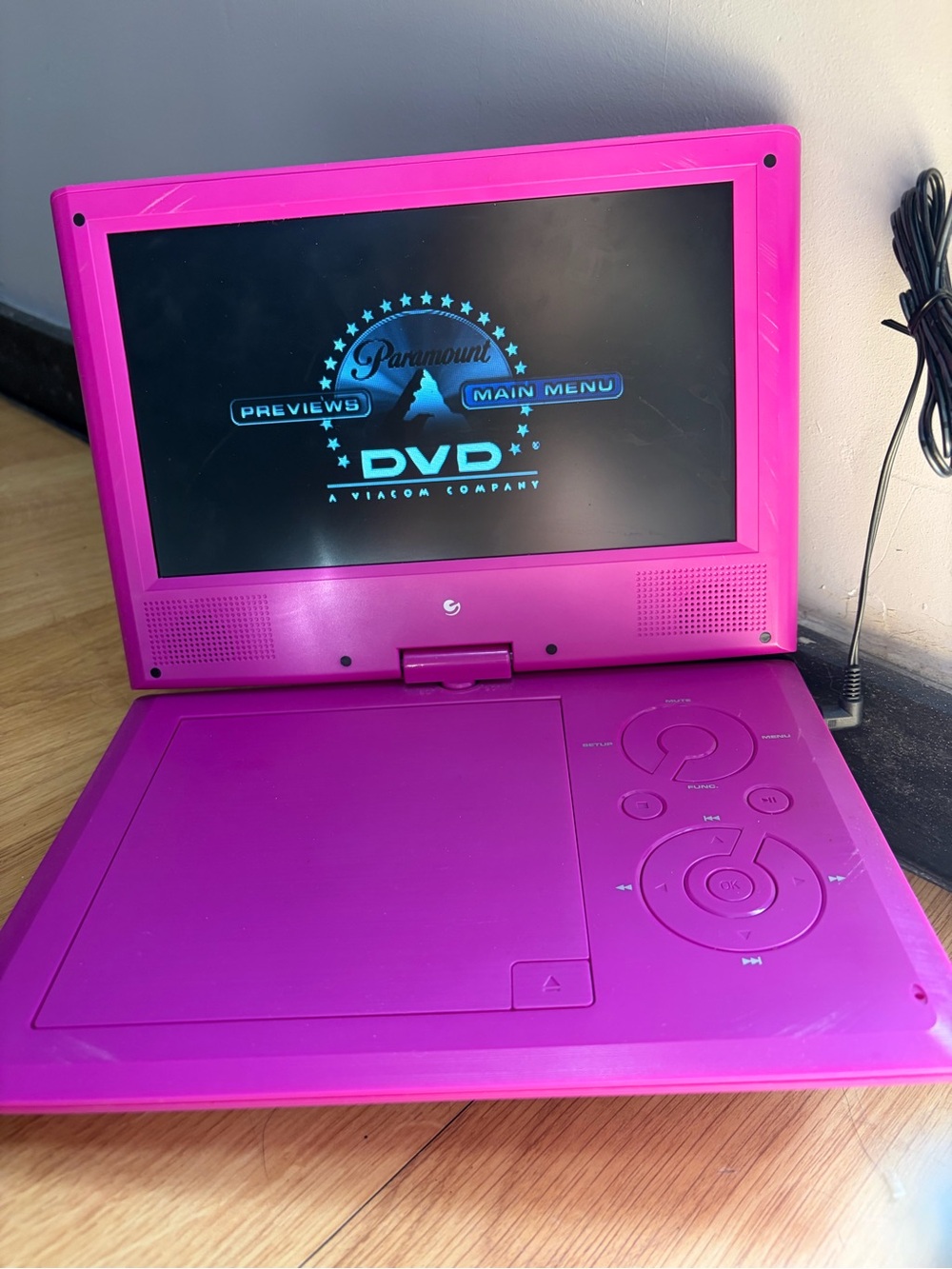 Portable Pink Portable DVD Player - Pink